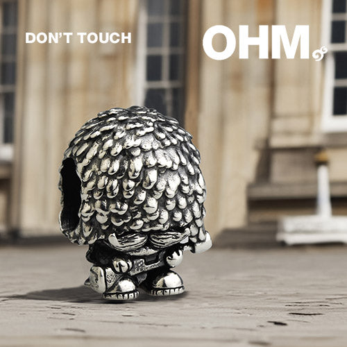 OHM Beads BEADMAIL NO. 43 Don't Touch sterling-silver Bead The Alternative Bead