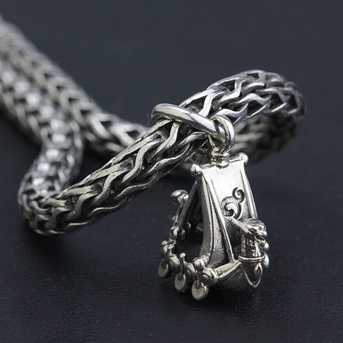 OHM Beads BEADMAIL NO. 44 Norse Longship sterling-silver Bead The Alternative Bead