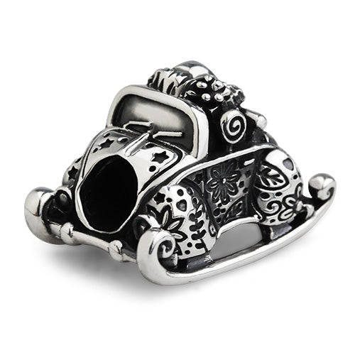 OHM Beads 2025 Sugar Sleigh Ride (GAR269) sterling-silver Bead The Alternative Bead