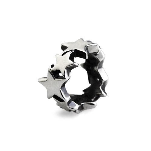 OHM Beads Star Serenade Spacer (GAR290)  sterling-silver Bead The Alternative Bead