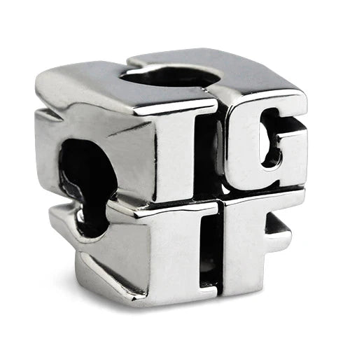 OHM Beads TGIF  silver sterling-silver Bead by The Alternative Bead. Your official OHM Beads Retailer from Germany