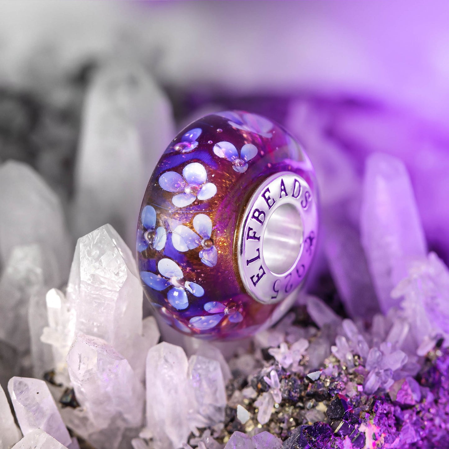 Elfbeads Galaxy Flowers Allure (G231118) Charm - The Alternative Bead official German Retailer. Buy 4 get 5 - free DHL Shipping for all orders above 150€