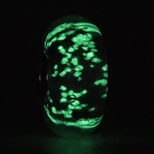 Ogerbeads Emerald Moonlight green; blue glass Bead by The Alternative Bead. Your official Ogerbeads Retailer from Germany