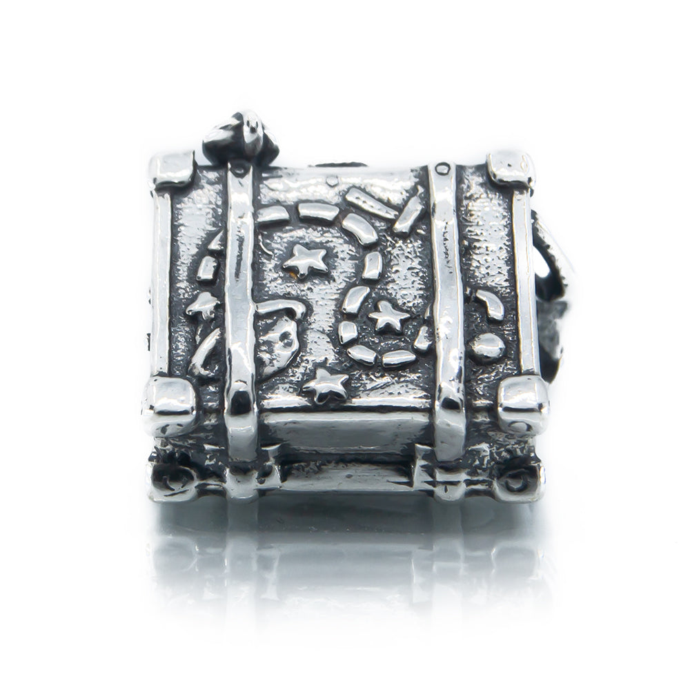 Aurora Charm Galaxy Travel Suitcase silver sterling-silver Bead by The Alternative Bead. Your official Aurora Charm Retailer from Germany