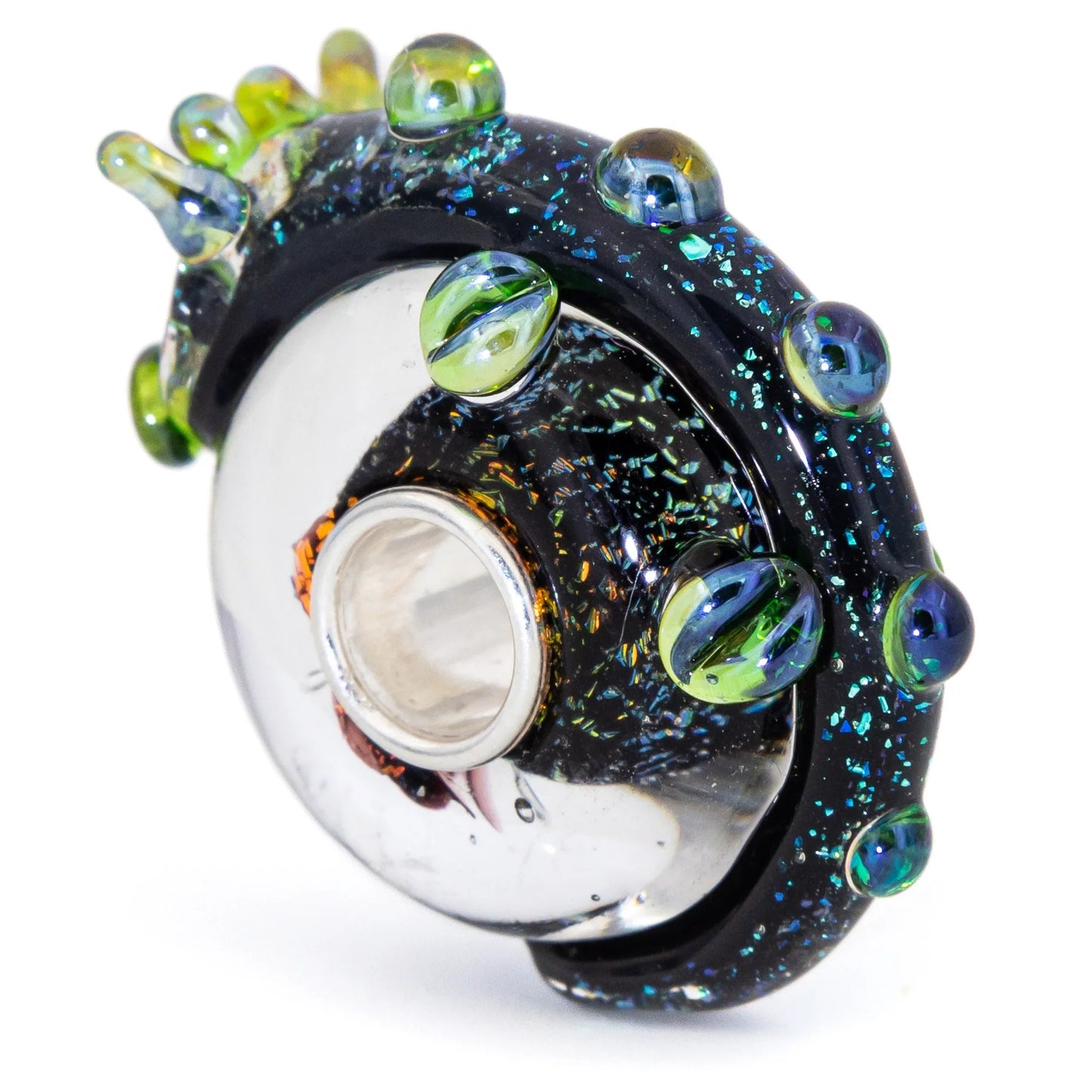 Elfbeads Galaxy Dragon glass Charm - The Alternative Bead official German Retailer. Buy 4 get 5 - free DHL Shipping for all orders above 150€