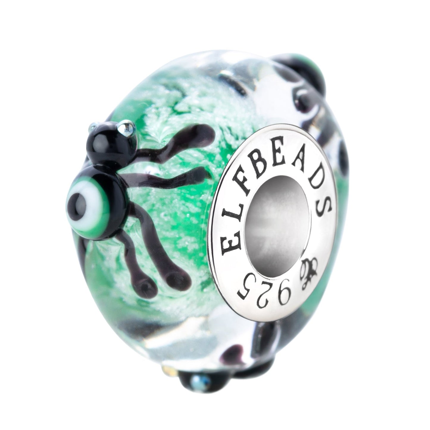 Elfbeads Ghostly Watcher Starlight glass Bead by The Alternative Bead. Your official Elfbeads Retailer from Germany
