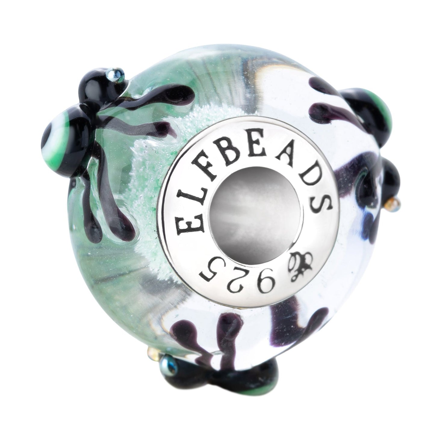 Elfbeads Ghostly Watcher Starlight glass Bead by The Alternative Bead. Your official Elfbeads Retailer from Germany