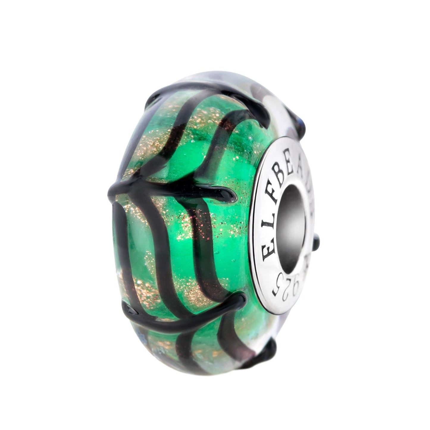 Elfbeads Ghostly Web Melody glass Bead by The Alternative Bead. Your official Elfbeads Retailer from Germany