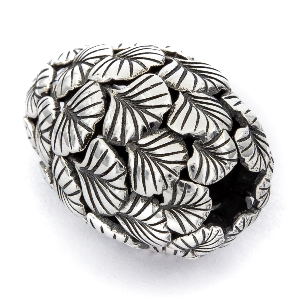 Elfbeads Ginkgo Barrel (S210706) silver sterling-silver Bead - The Alternative Bead official German Retailer. Buy 4 get 5 - free DHL Shipping for all orders above 150 ?