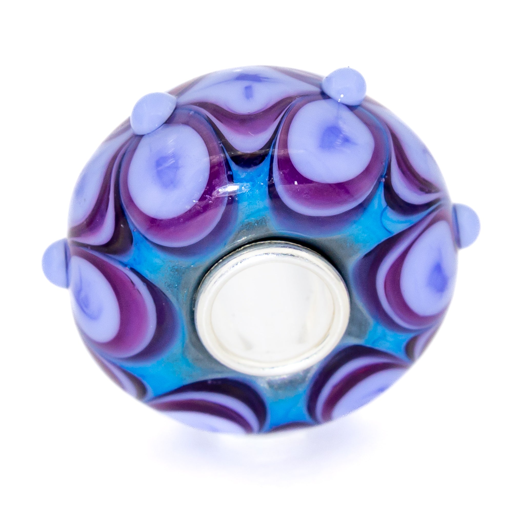 Elfbeads Grand Tripetual blue; purple glass Bead by The Alternative Bead. Your official Elfbeads Retailer from Germany