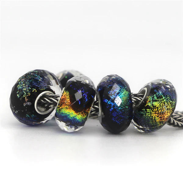 VIP-CHARMS Blue and Gold Charm 1pcs (JKG12-31) blue and gold glass Charm by The Alternative Bead. Your Official VIP-CHARMS Retailer from Germany