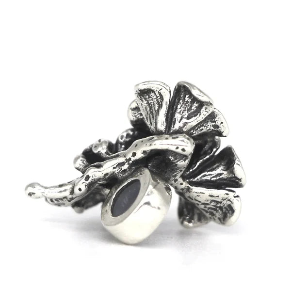 VIP-CHARMS 3 Flowers Charm Bead silver sterling-silver Spacer by The Alternative Bead. Your official VIP-CHARMS Retailer from Germany