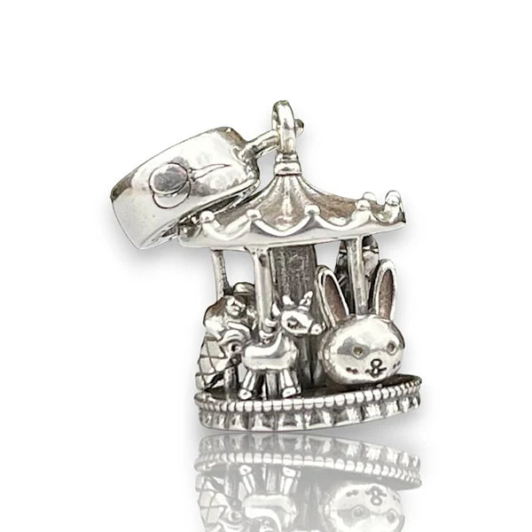 VIP-CHARMS Cute Carousel Charm (DSN339) silver sterling-silver Dangle by The Alternative Bead. Your Official VIP-CHARMS Retailer from Germany