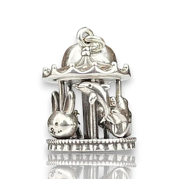 VIP-CHARMS Cute Carousel Charm (DSN339) silver sterling-silver Dangle by The Alternative Bead. Your Official VIP-CHARMS Retailer from Germany