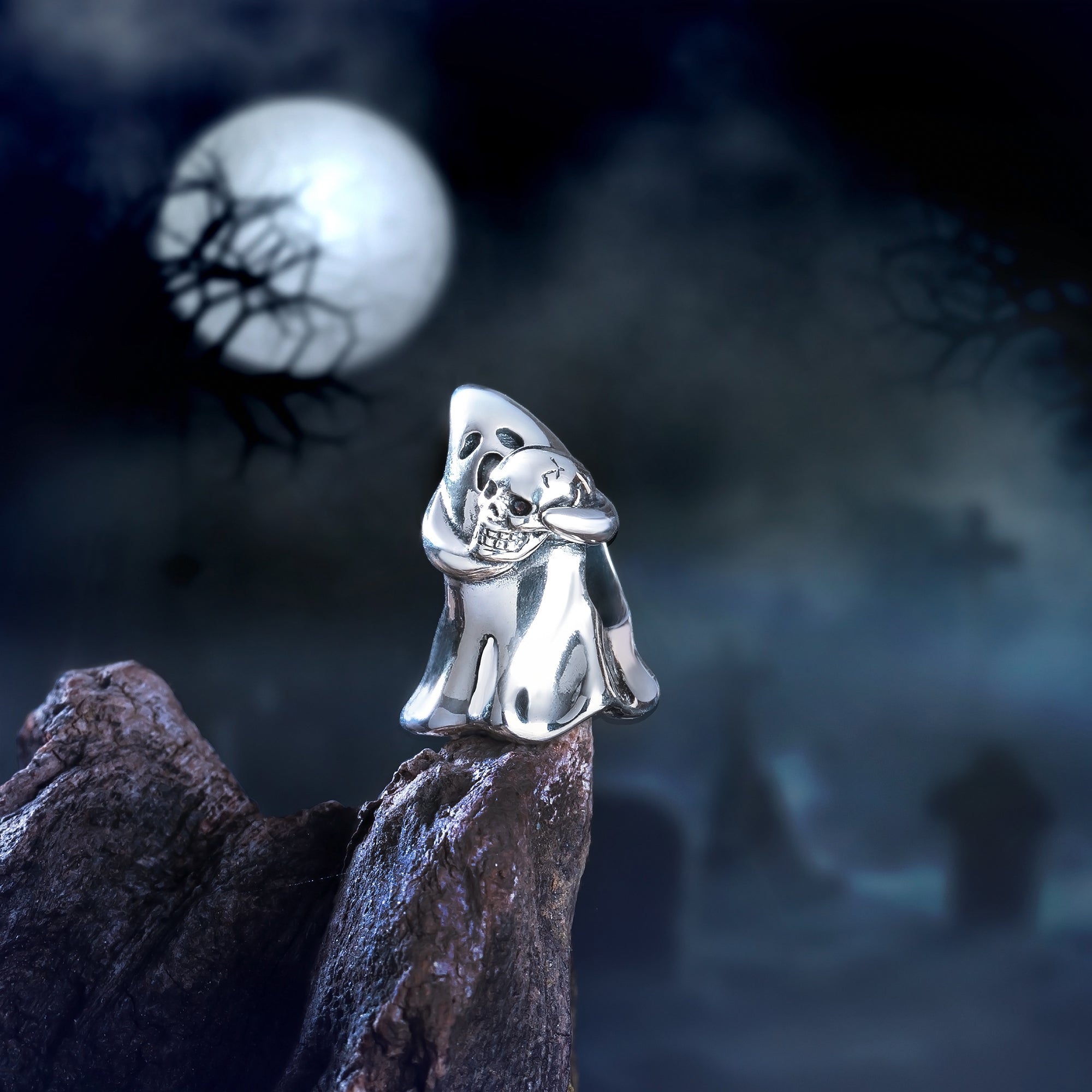 Elfbeads Hamlet Ghost silver sterling-silver Bead by The Alternative Bead. Your official Elfbeads Retailer from Germany