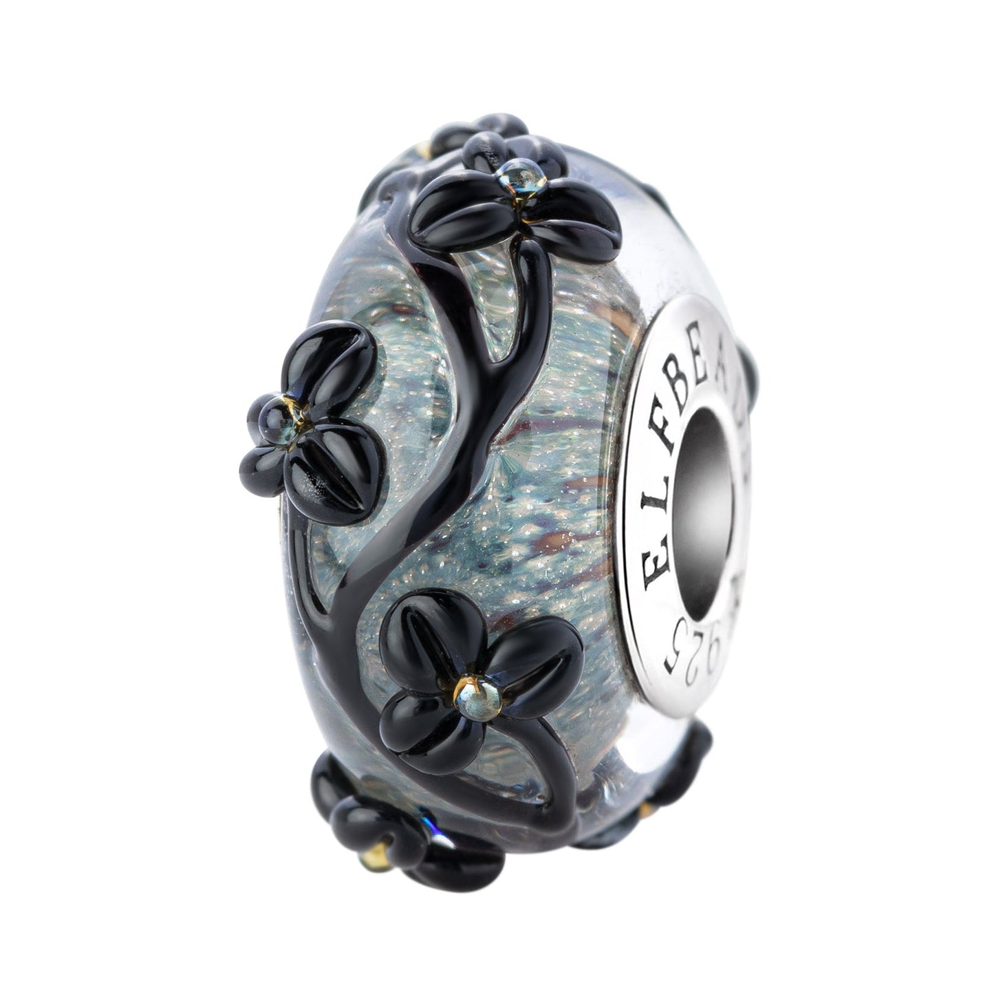 Elfbeads Haunted Flowertwig glass Bead by The Alternative Bead. Your official Elfbeads Retailer from Germany