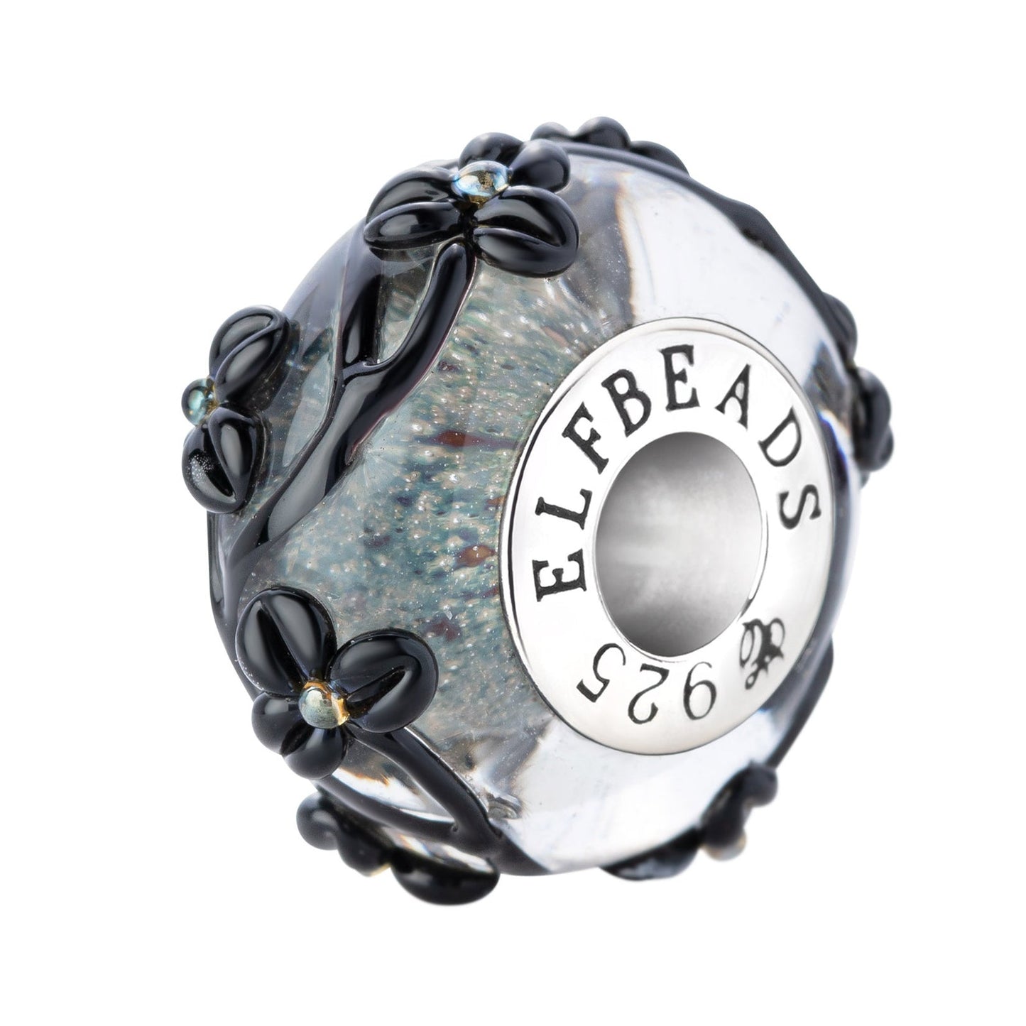 Elfbeads Haunted Flowertwig glass Bead by The Alternative Bead. Your official Elfbeads Retailer from Germany
