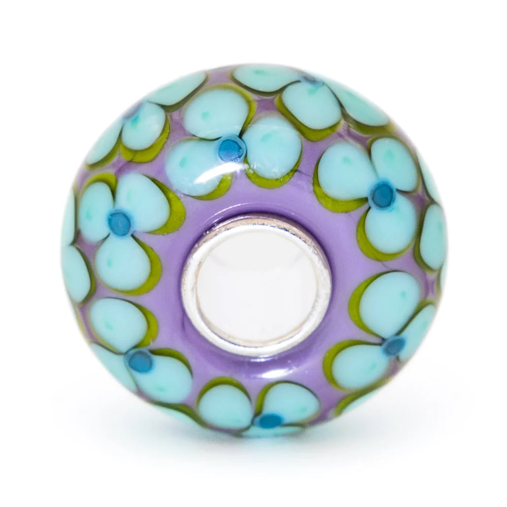 Elfbeads Haute Flowerstone blue glass Bead by The Alternative Bead. Your official Elfbeads Retailer from Germany