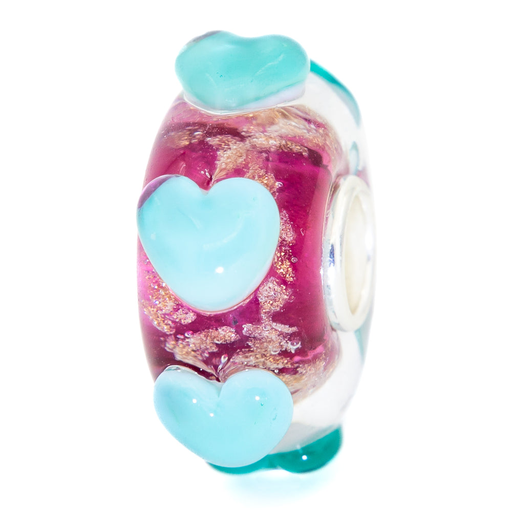 Elfbeads Hearts Of Winter glass Bead by The Alternative Bead. Your official Elfbeads Retailer from Germany