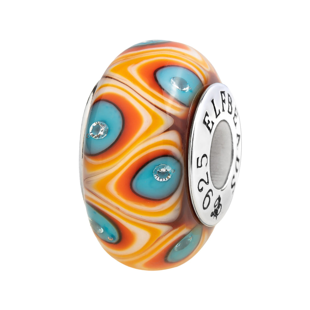 Elfbeads Heaven Bird Feather Monroe glass Bead by The Alternative Bead. Your official Elfbeads Retailer from Germany