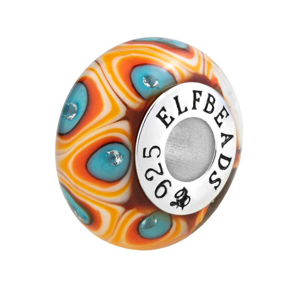 Elfbeads Heaven Bird Feather Monroe glass Bead by The Alternative Bead. Your official Elfbeads Retailer from Germany