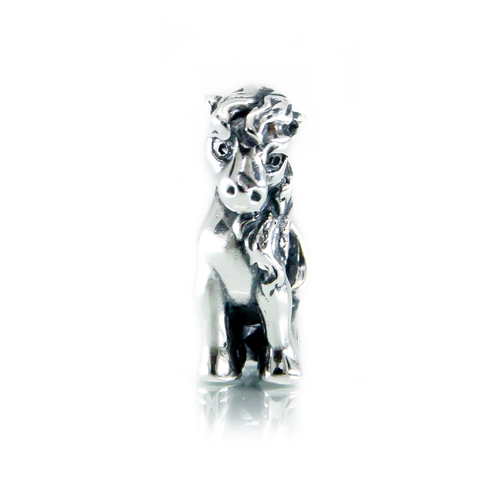 Aurora Charm Highlander the Scottish Horse Charm silver sterling-silver Bead by The Alternative Bead. Your official Aurora Charm Retailer from Germany