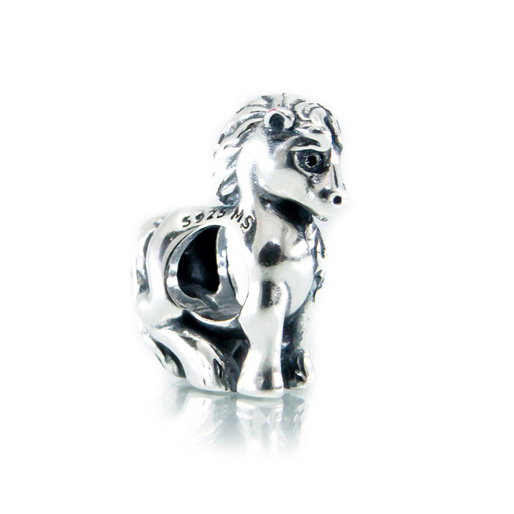 Aurora Charm Highlander the Scottish Horse Charm silver sterling-silver Bead by The Alternative Bead. Your official Aurora Charm Retailer from Germany