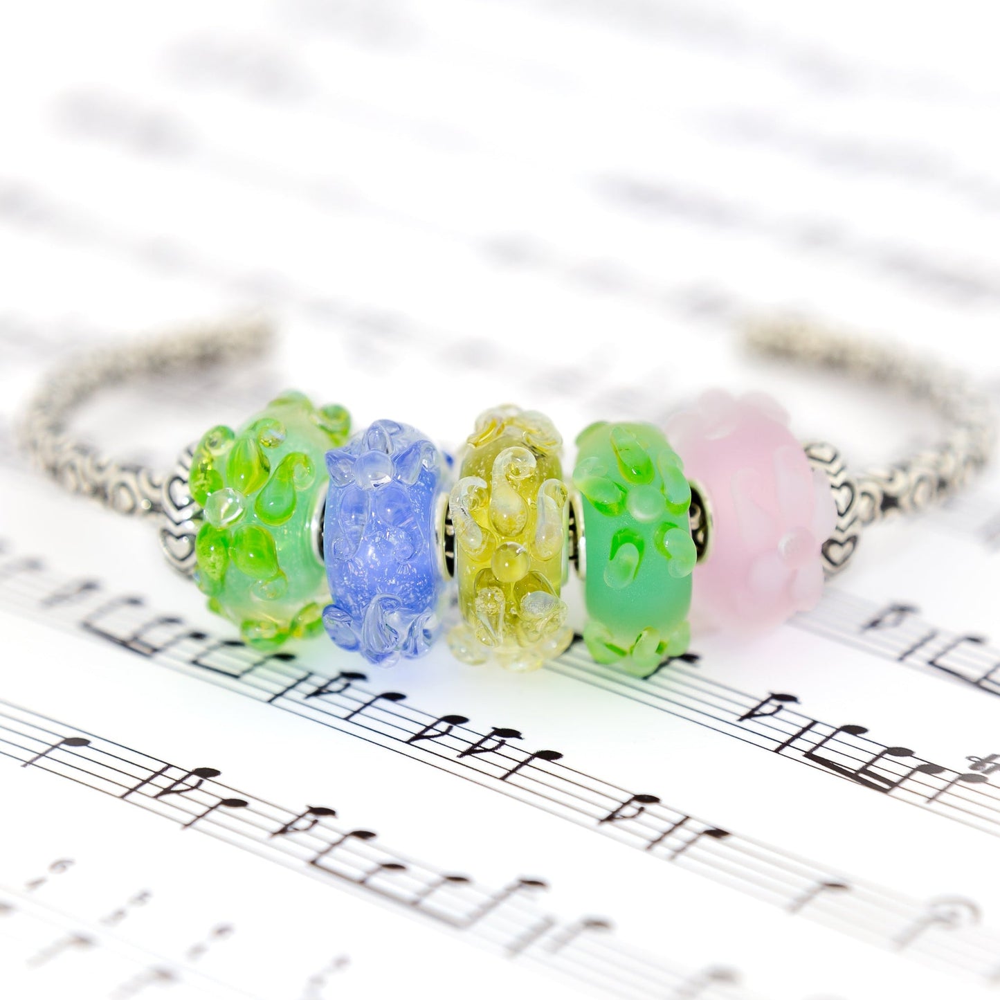 Elfbeads Ice Blue Edelweiss (G220414) glass Bead - The Alternative Bead official German Retailer. Buy 4 get 5 - free DHL Shipping for all orders above 150 ?