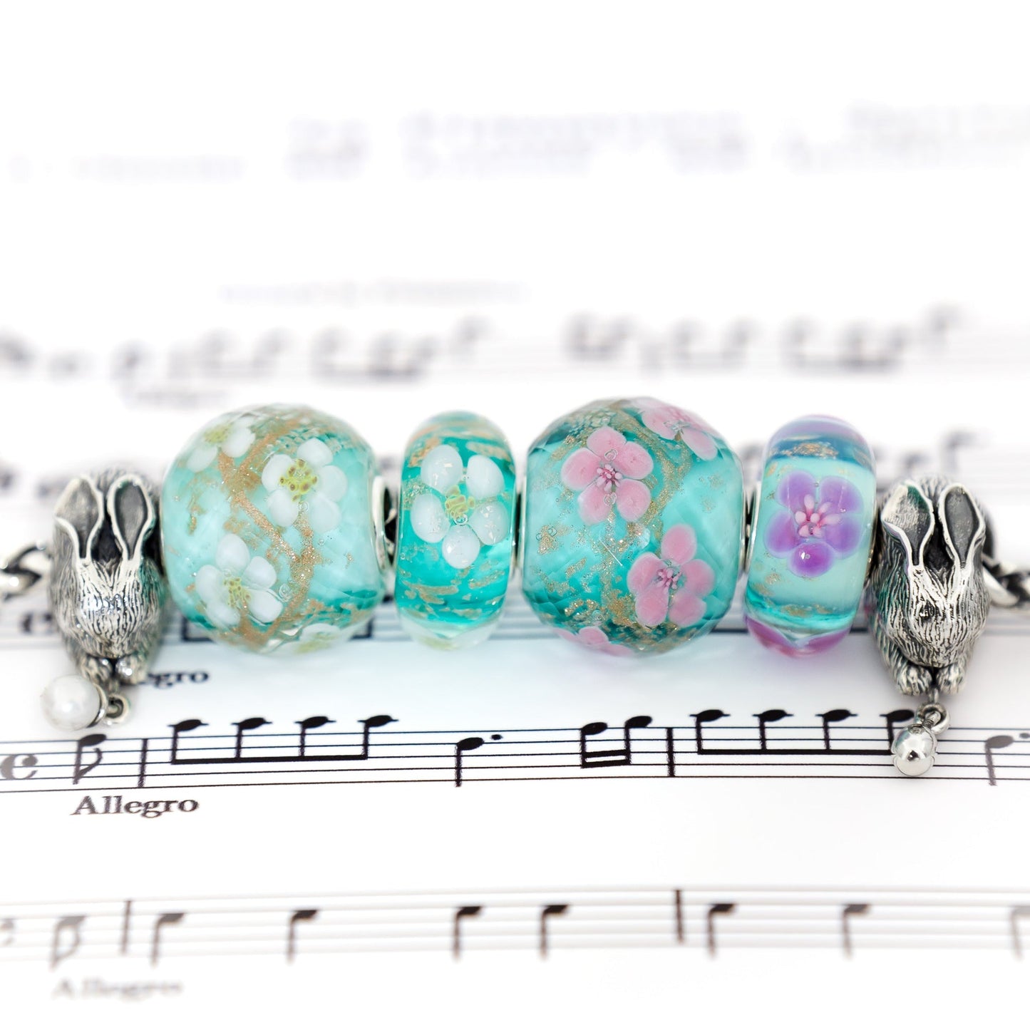 Elfbeads Soft Blossom Golddust World Fractal () glass Bead - The Alternative Bead official German Retailer. Buy 4 get 5 - free DHL Shipping for all orders above 150 ?