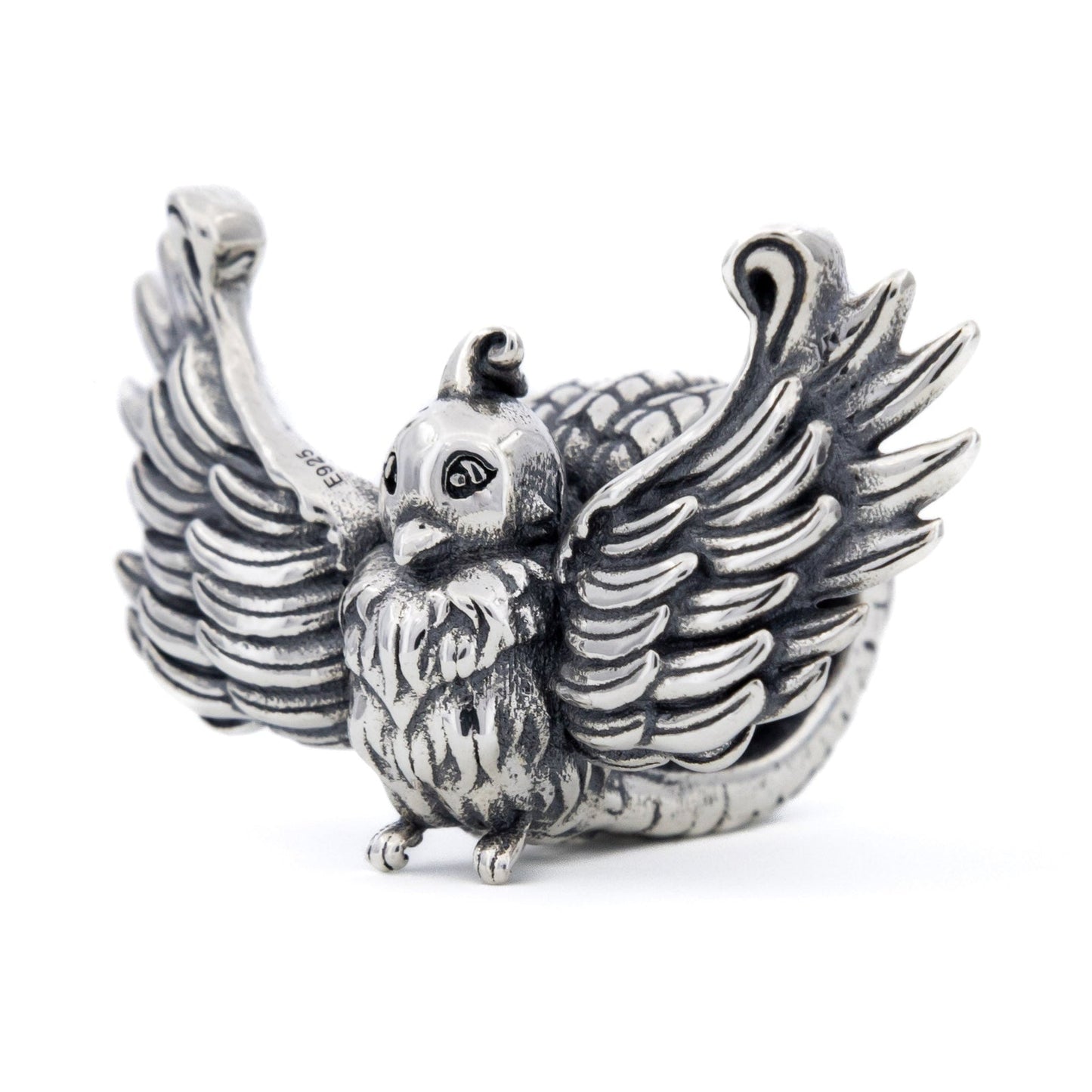 Elfbeads Ice Bird (S220704) silver sterling-silver Stopper - The Alternative Bead official German Retailer. Buy 4 get 5 - free DHL Shipping for all orders above 150€