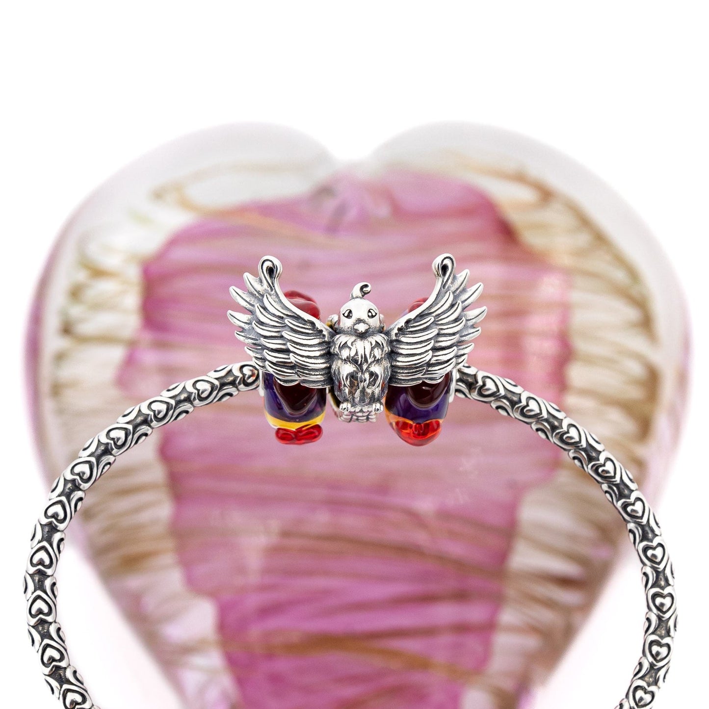 Elfbeads Ice Bird (S220704) silver sterling-silver Stopper - The Alternative Bead official German Retailer. Buy 4 get 5 - free DHL Shipping for all orders above 150€