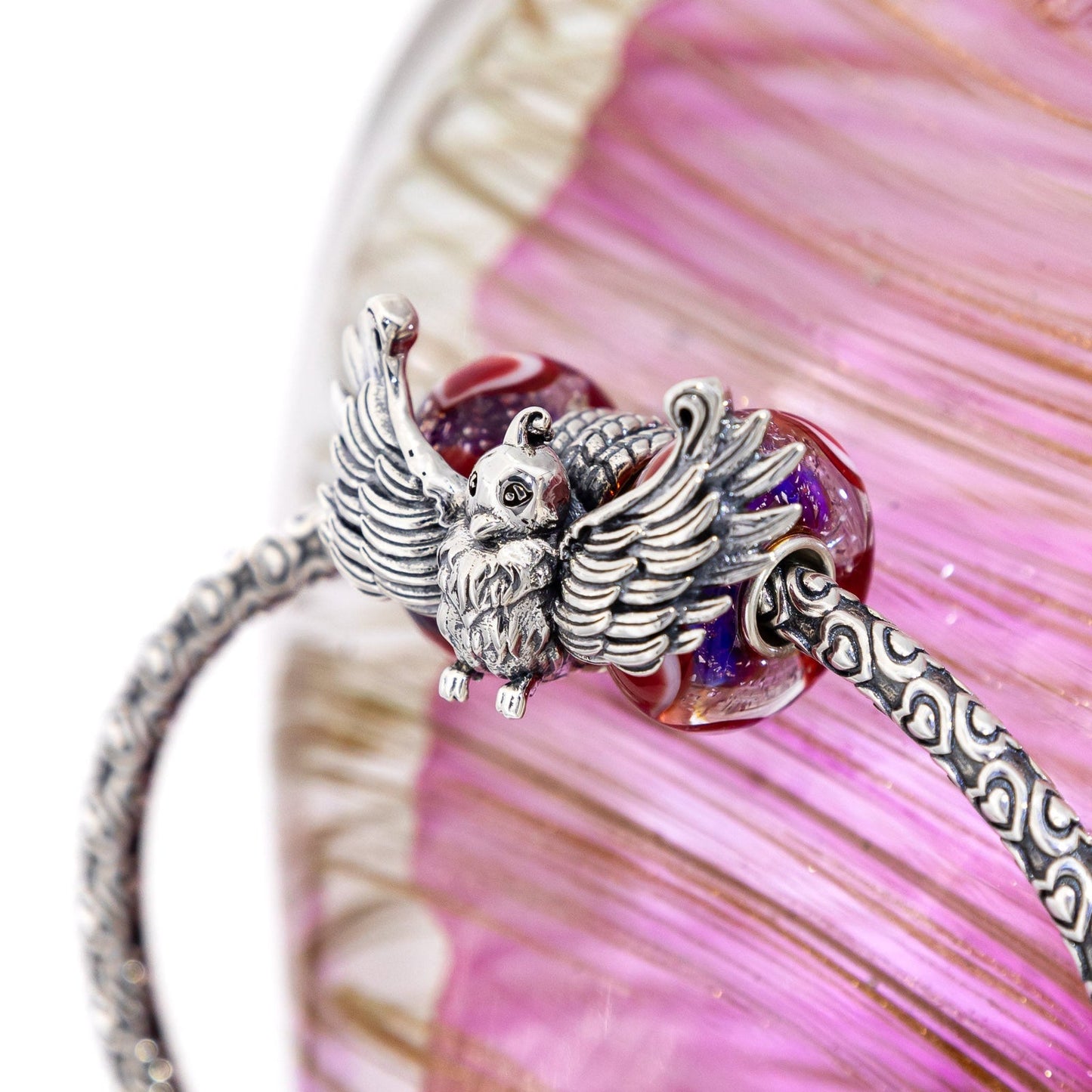 Elfbeads Ice Bird (S220704) silver sterling-silver Stopper - The Alternative Bead official German Retailer. Buy 4 get 5 - free DHL Shipping for all orders above 150€