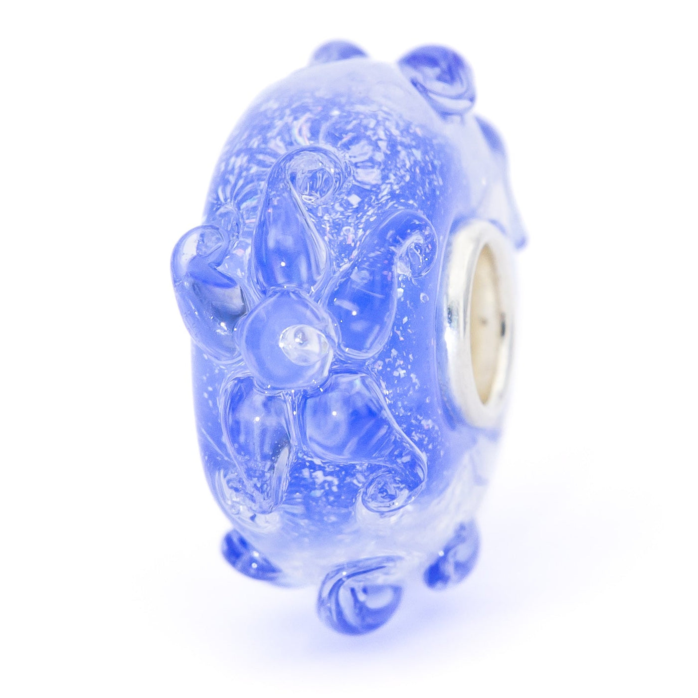 Elfbeads Ice Blue Edelweiss (G220414) glass Bead - The Alternative Bead official German Retailer. Buy 4 get 5 - free DHL Shipping for all orders above 150 ?