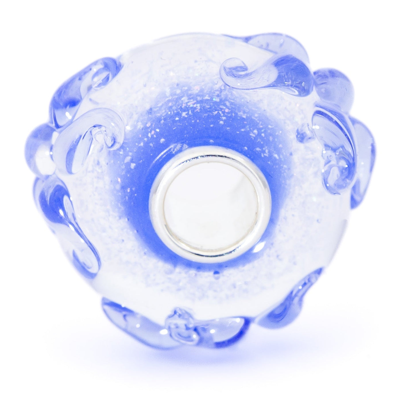 Elfbeads Ice Blue Edelweiss  glass Bead by The Alternative Bead. Your official Elfbeads Retailer from Germany