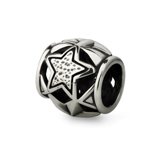 OHM Beads Champion (Retired) (JA005) sterling-silver Bead The Alternative Bead