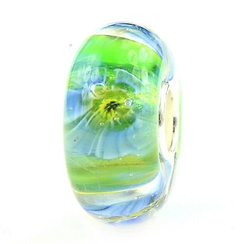 Elfbeads Jungle Ocean Chrysanthemum glass Bead by The Alternative Bead. Your official Elfbeads Retailer from Germany