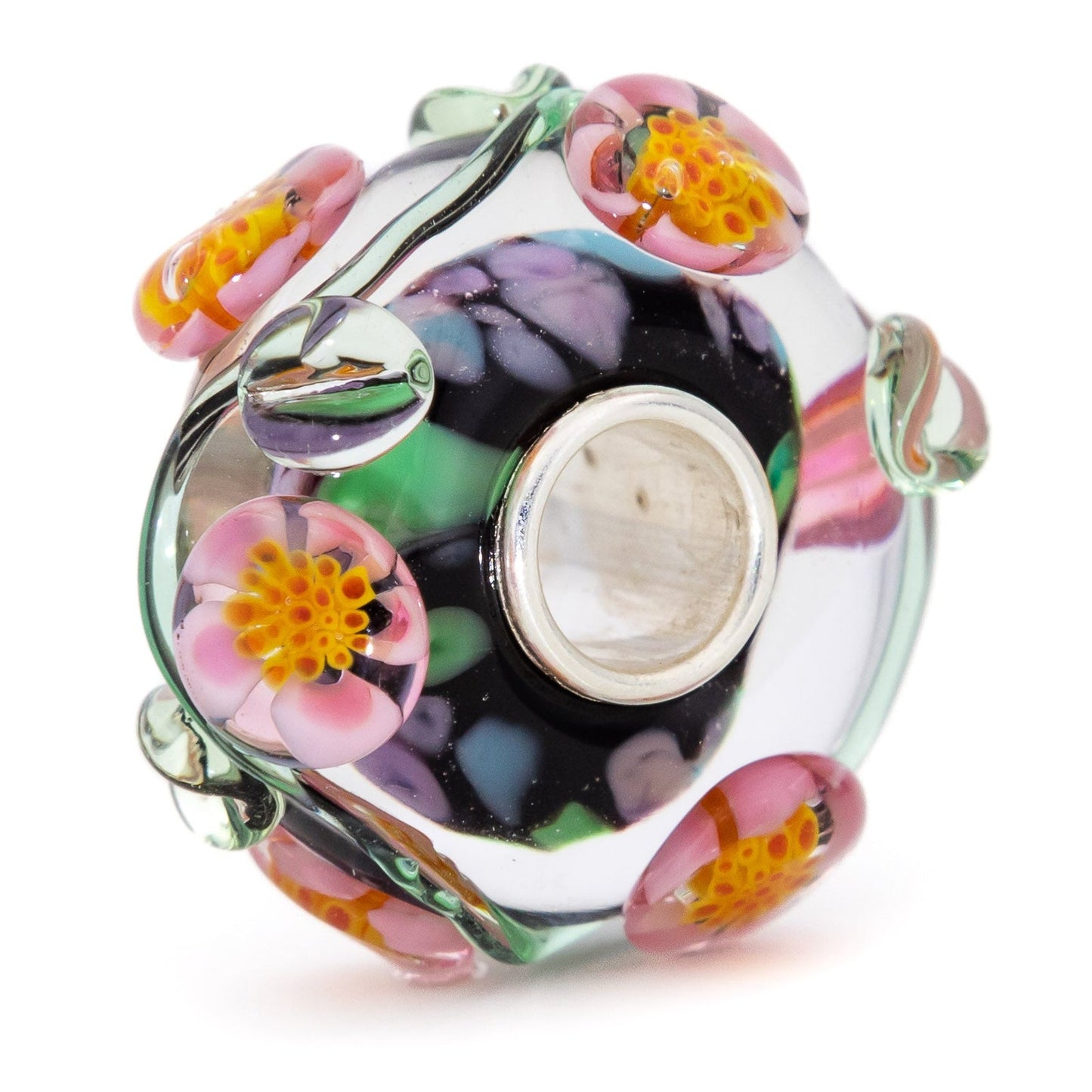 Elfbeads Jungle Heaven Flowers (G220615) orange glass Charm - The Alternative Bead official German Retailer. Buy 4 get 5 - free DHL Shipping for all orders above 150€