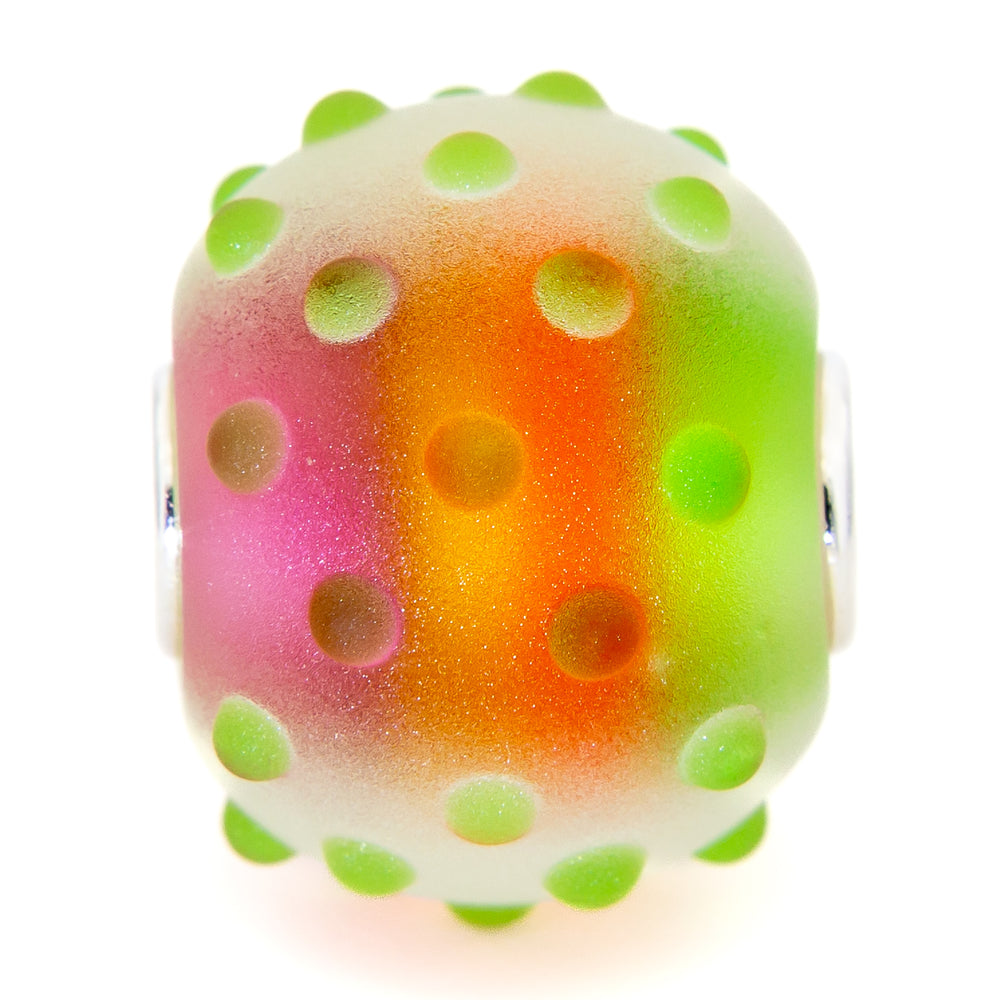 Elfbeads Jungle Ornament World Dewdrops Frost (G211207) glass Charm - The Alternative Bead official German Retailer. Buy 4 get 5 - free DHL Shipping for all orders above 150€