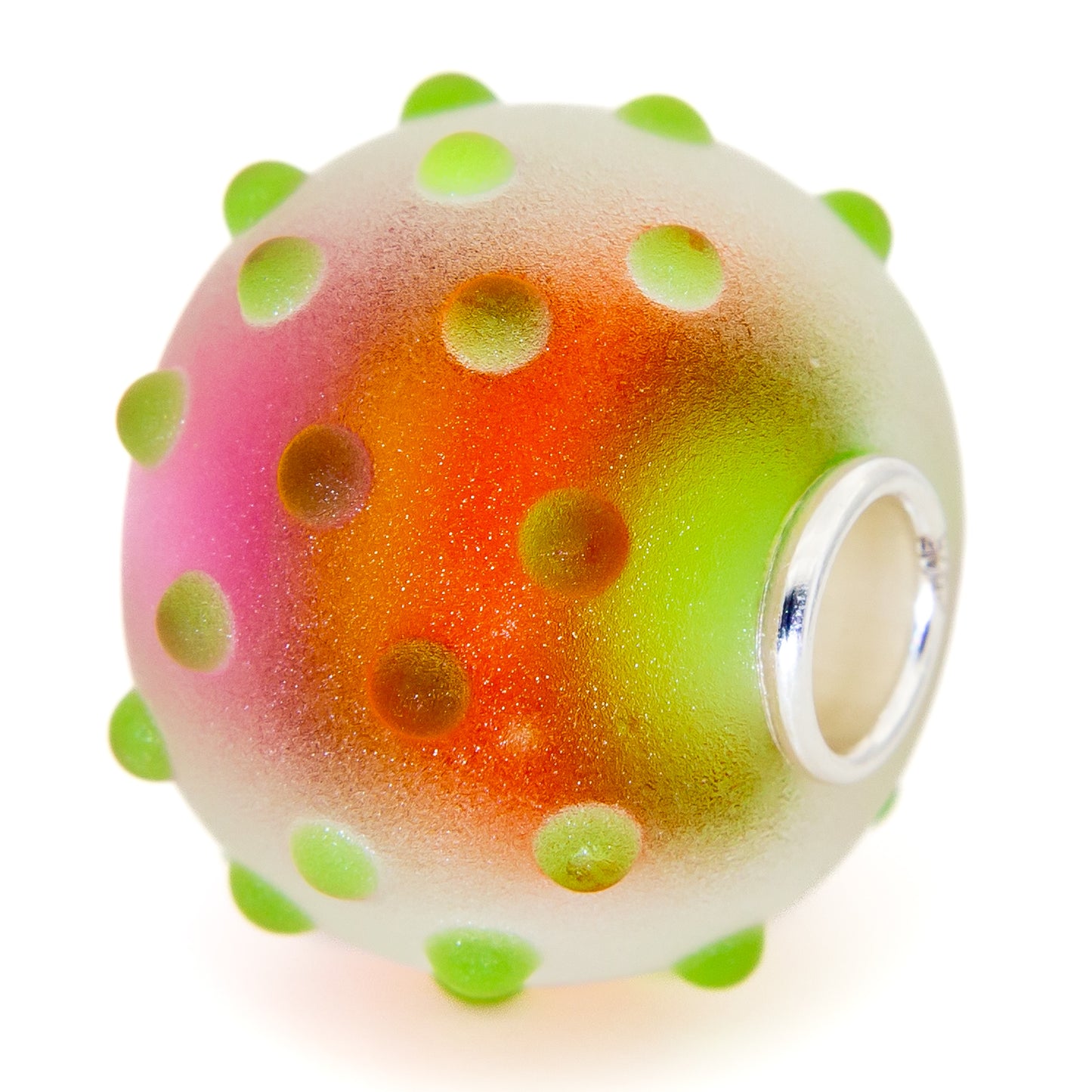Elfbeads Jungle Ornament World Dewdrops Frost (G211207) glass Charm - The Alternative Bead official German Retailer. Buy 4 get 5 - free DHL Shipping for all orders above 150€