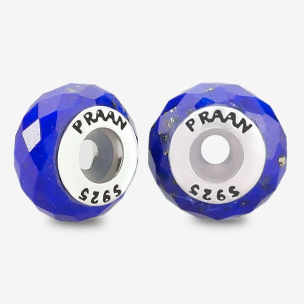 Praan Lapis Lazuli Stopper Charms silver sterling-silver Stopper by The Alternative Bead. Your official Praan Retailer from Germany