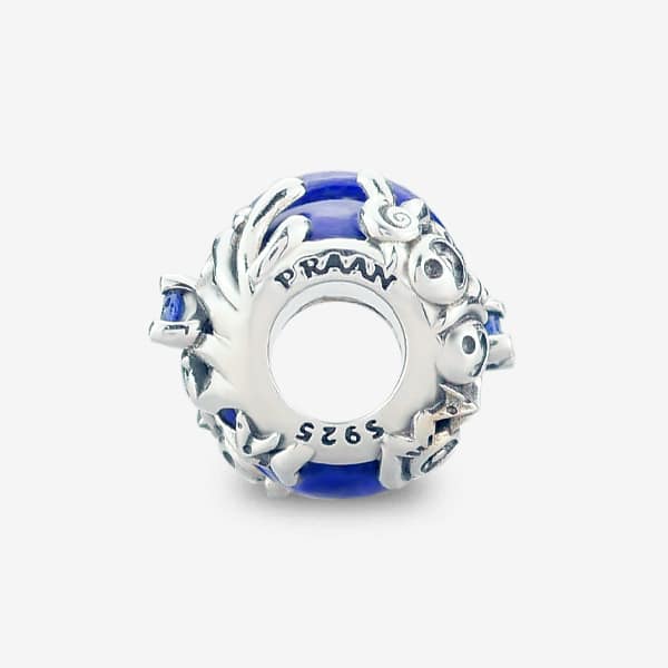 Praan Lapis Scallop Shell Charm blue natural-stone Bead by The Alternative Bead. Your official Praan Retailer from Germany