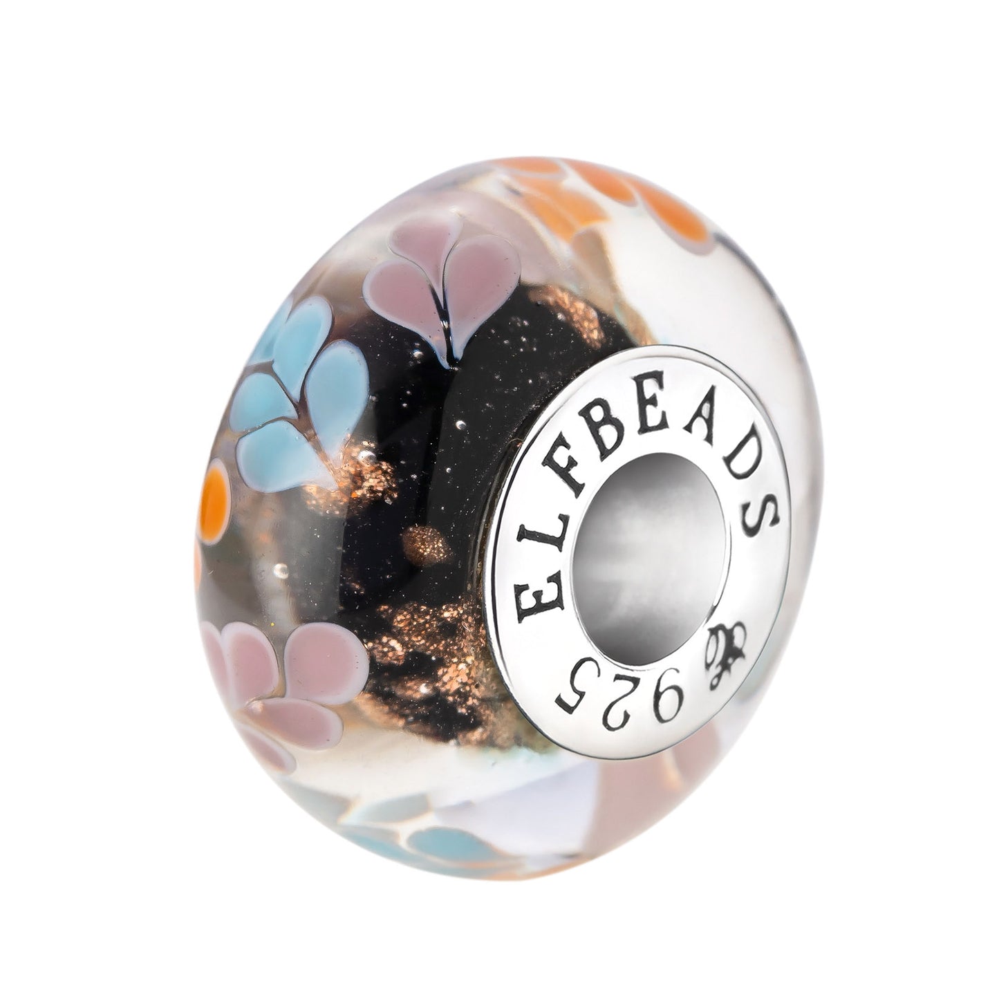 Elfbeads Leaffall Twilight - Golddust Bead by The Alternative Bead. Your official Elfbeads Retailer from Germany