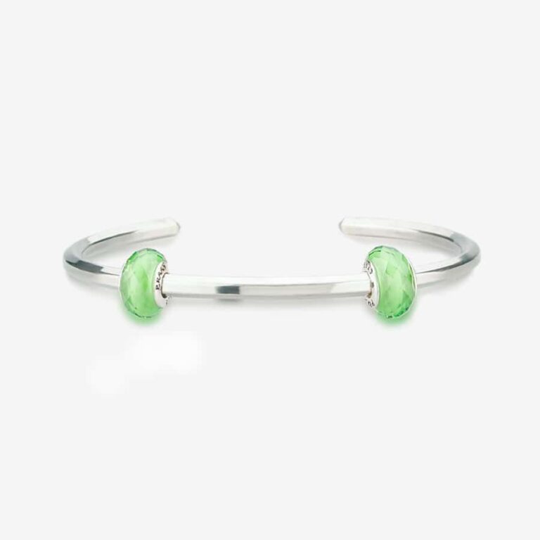 Praan Lima Emerald Green Crystal Stopper Charms green crystal Stopper by The Alternative Bead. Your official Praan Retailer from Germany