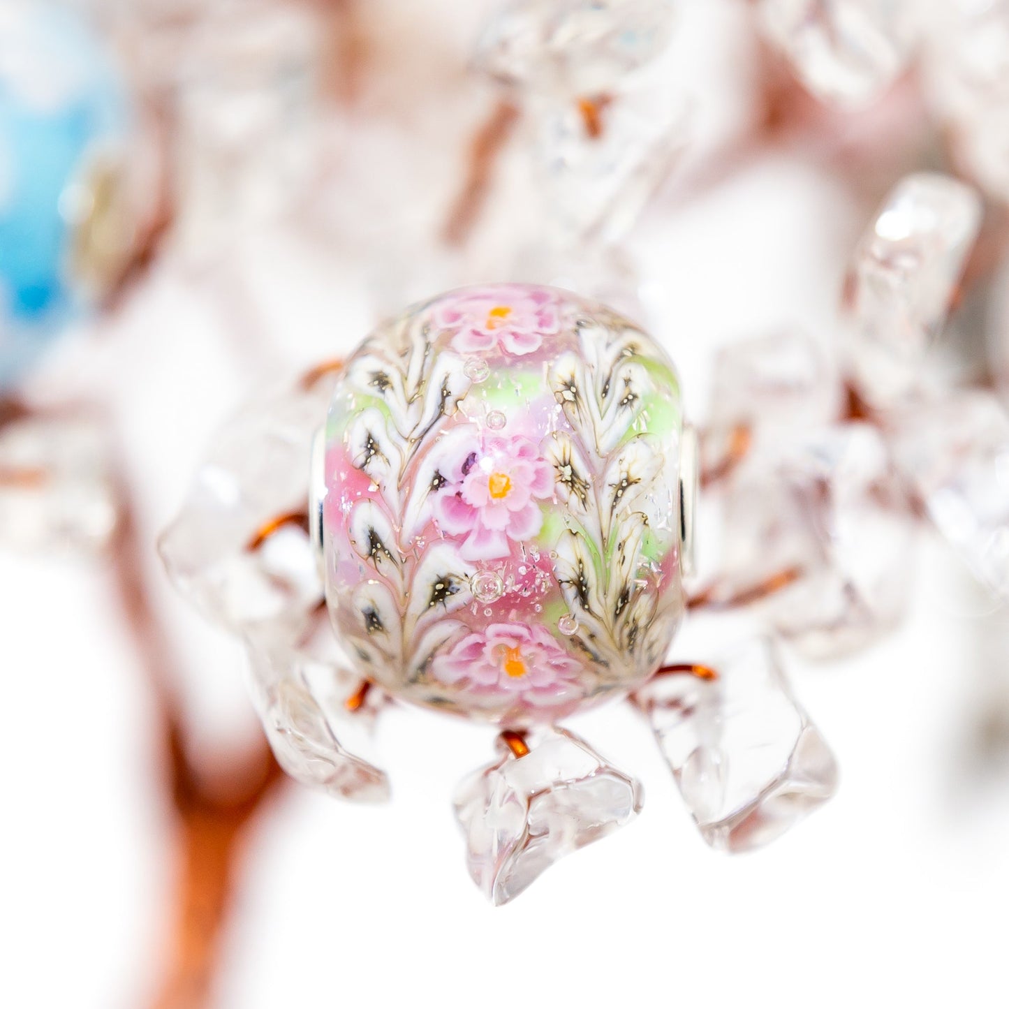 Elfbeads Lovely Dreamflowers glass Bead by The Alternative Bead. Your official Elfbeads Retailer from Germany