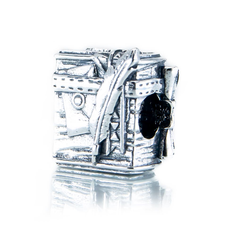 Aurora Charm Mystic Codex Book Charm silver sterling-silver Bead by The Alternative Bead. Your official Aurora Charm Retailer from Germany