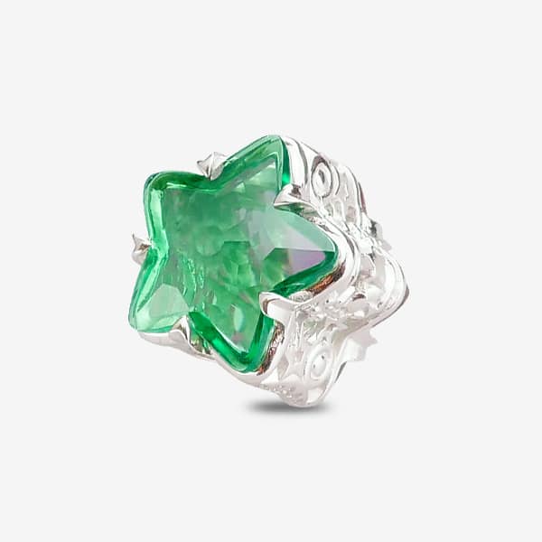 Praan Lucky Box Merry Star Crystal Charm red and green crystal Bead by The Alternative Bead. Your official Praan Retailer from Germany