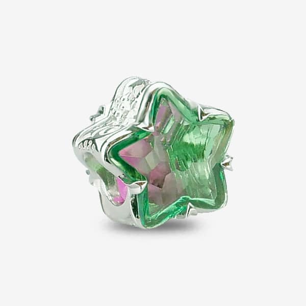 Praan Lucky Box Merry Star Crystal Charm red and green crystal Bead by The Alternative Bead. Your official Praan Retailer from Germany