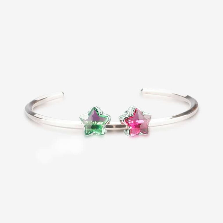Praan Lucky Box Merry Star Crystal Charm red and green crystal Bead by The Alternative Bead. Your official Praan Retailer from Germany