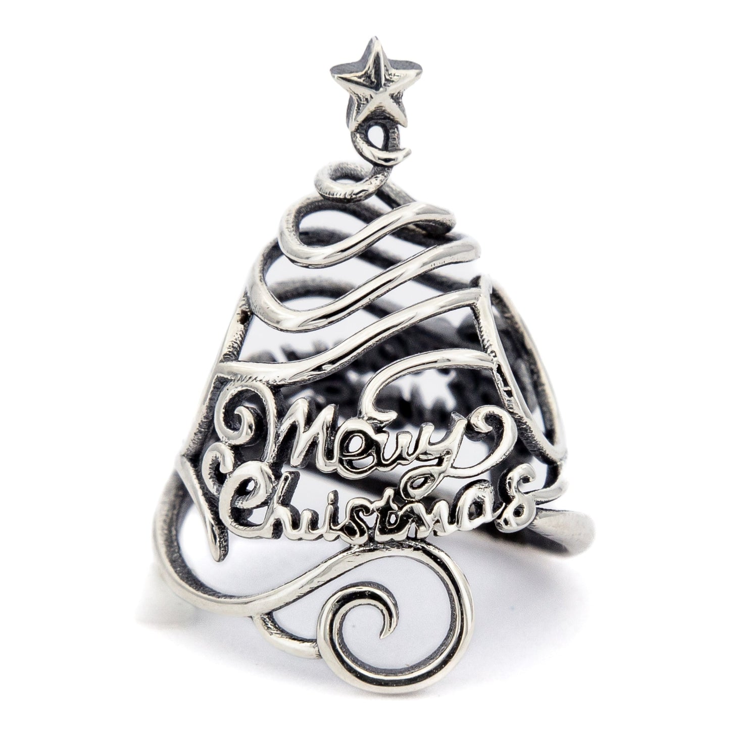 Elfbeads Merry Christmas Tree silver sterling-silver Charm - The Alternative Bead official German Retailer. Buy 4 get 5 - free DHL Shipping for all orders above 150€
