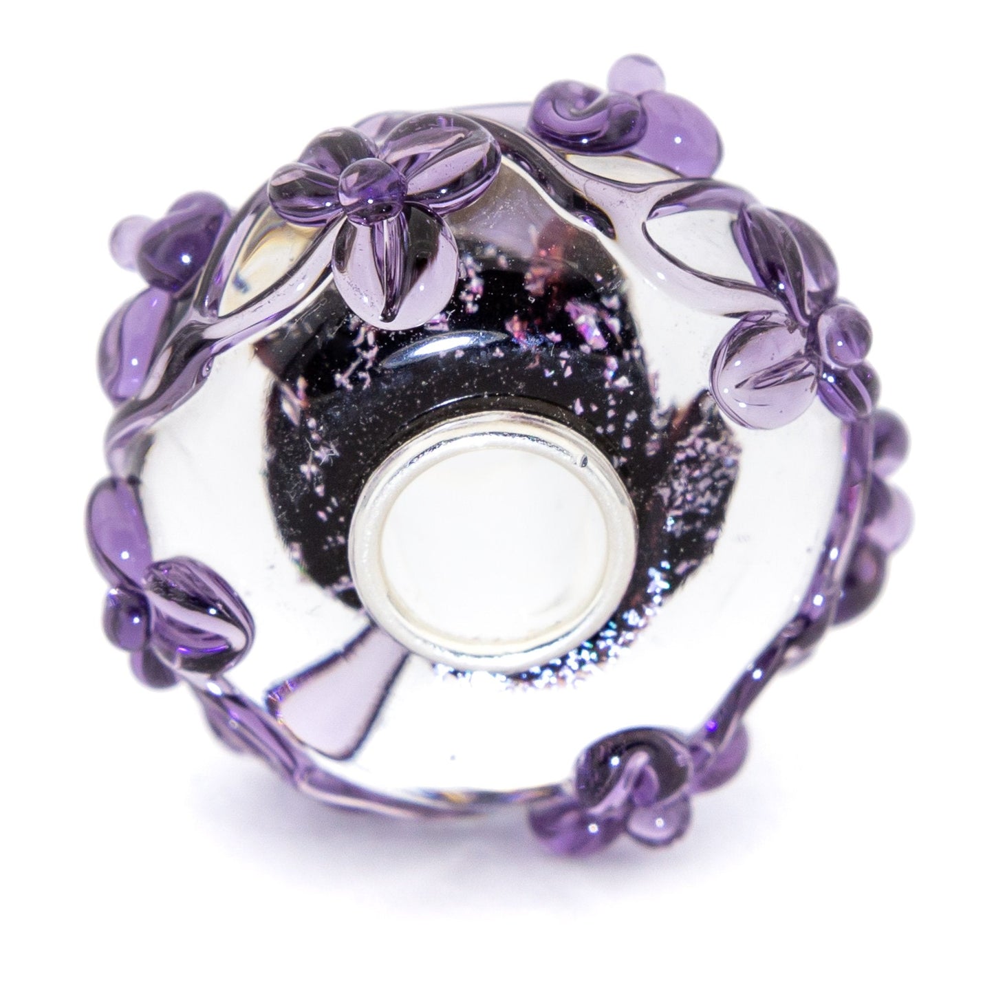 Elfbeads Midnight Mystery Flowertwig glass Bead by The Alternative Bead. Your official Elfbeads Retailer from Germany